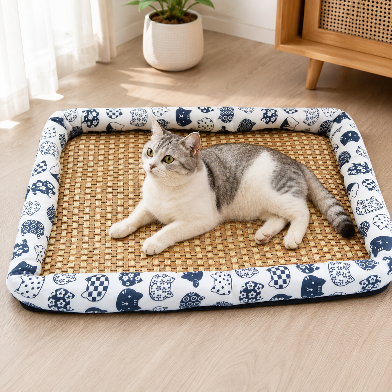 Nordspur | Pawvelo Woven Rattan Cooling Pet Bed