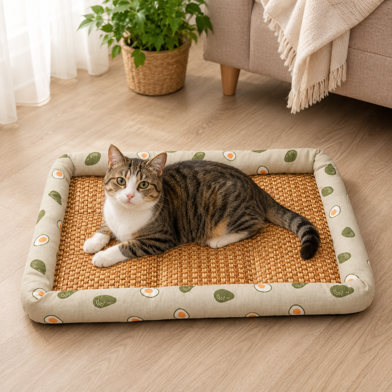 Nordspur | Pawvelo Woven Rattan Cooling Pet Bed