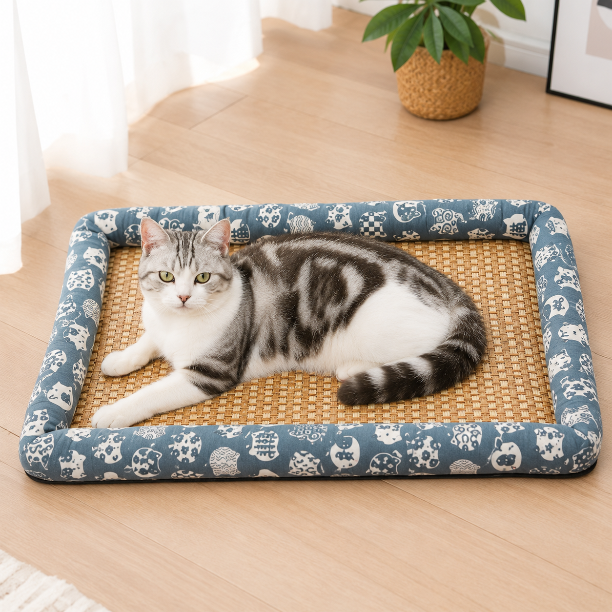 Nordspur | Pawvelo Woven Rattan Cooling Pet Bed