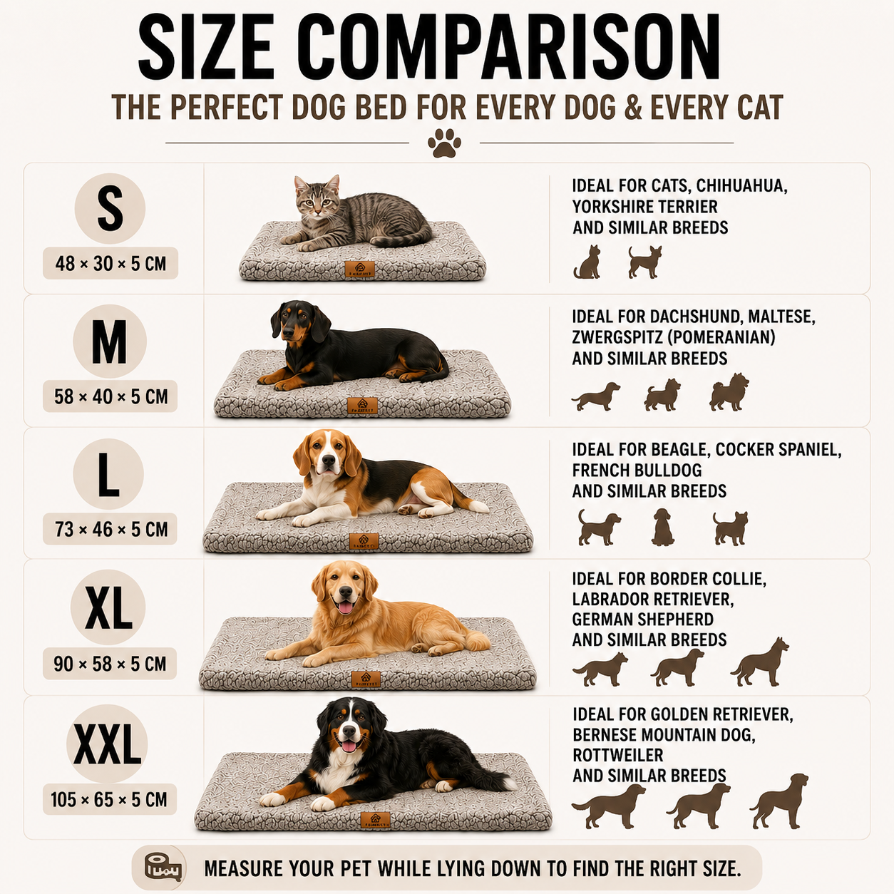 Nordspur | Pawventure Flat Orthopedic Foam Dog Mat