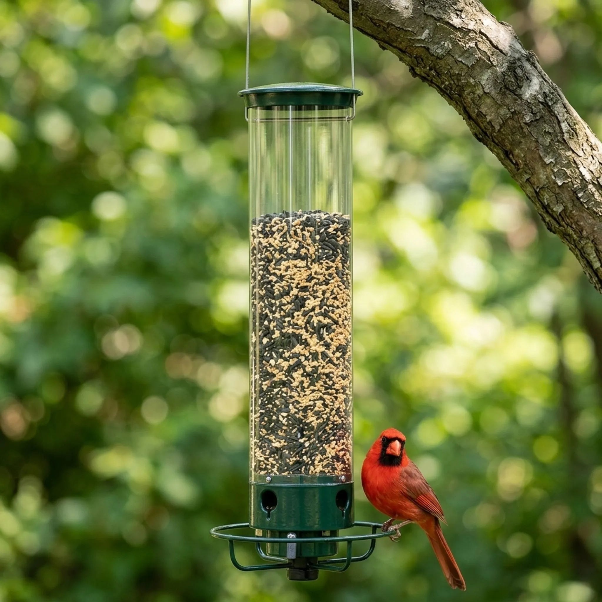 Nordspur | Peckton Hanging Cylindrical Seed Feeder