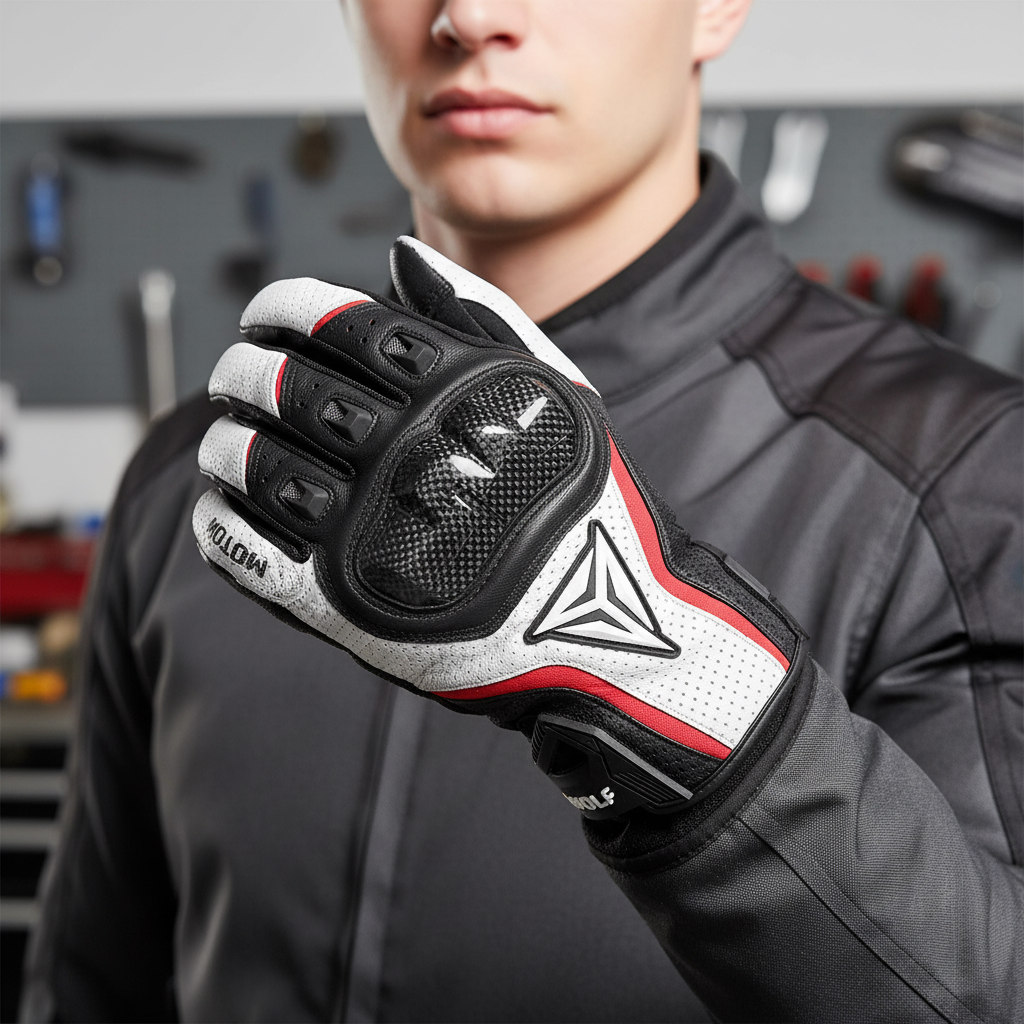 Nordspur | Perforated Real Leather Gloves