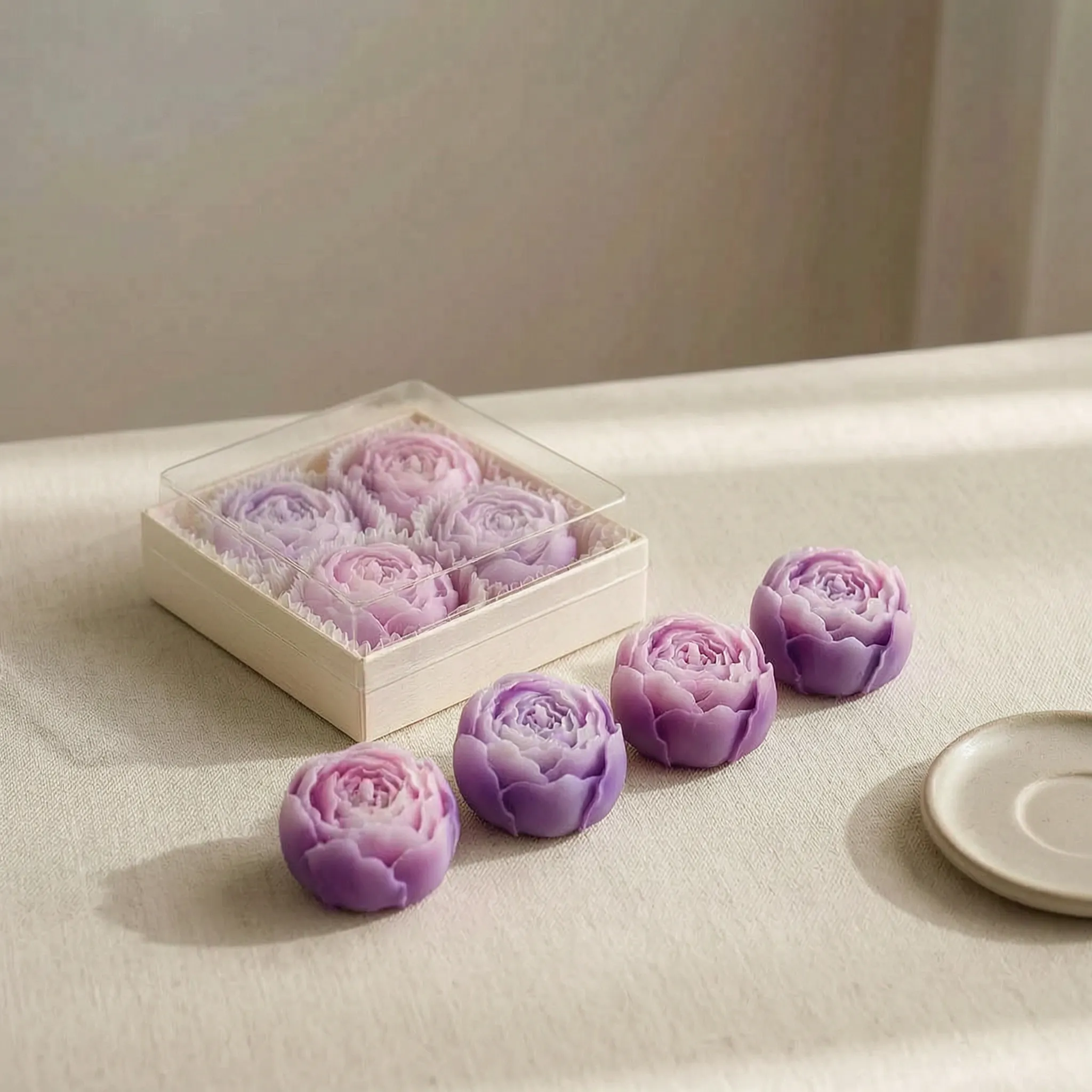 Nordspur | PetalWick Rose Shaped Scented Candles