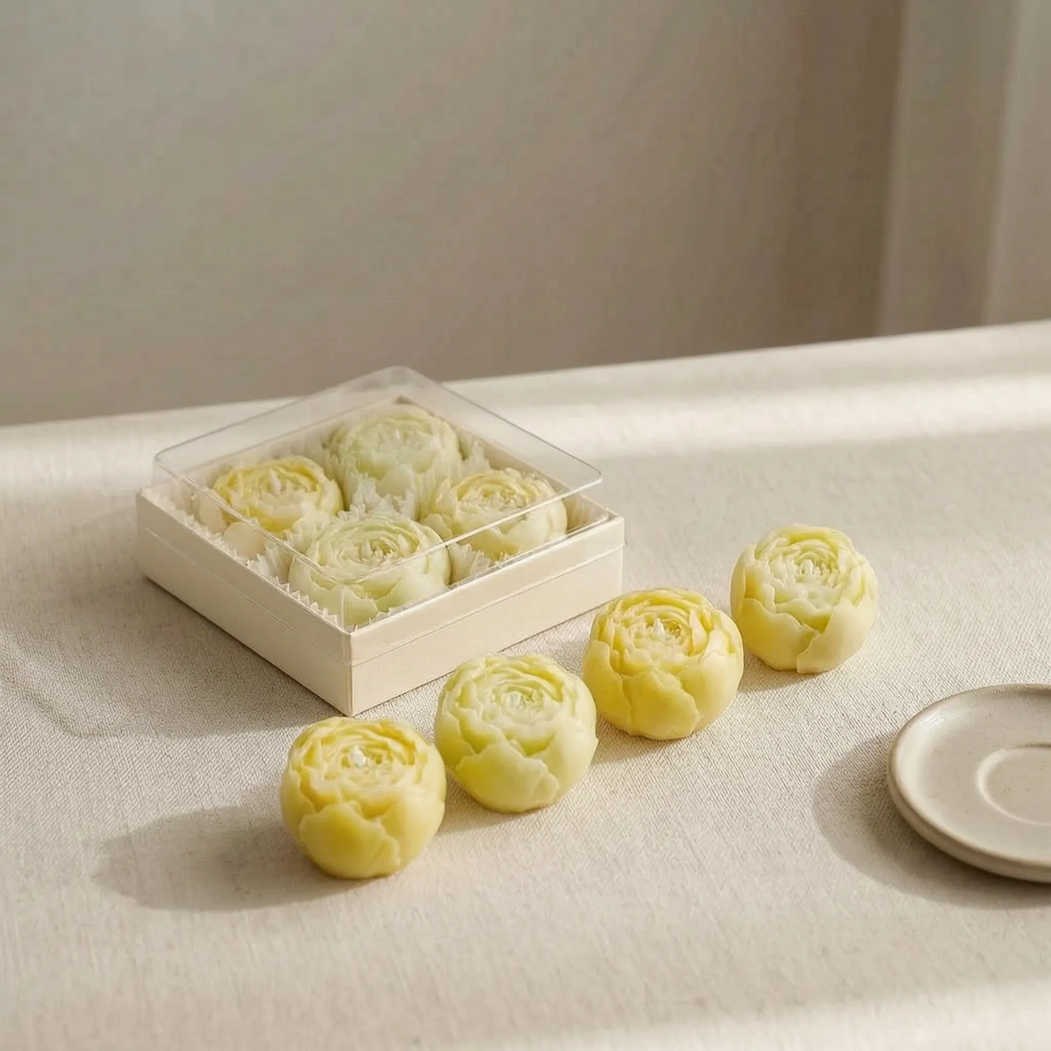 Nordspur | PetalWick Rose Shaped Scented Candles