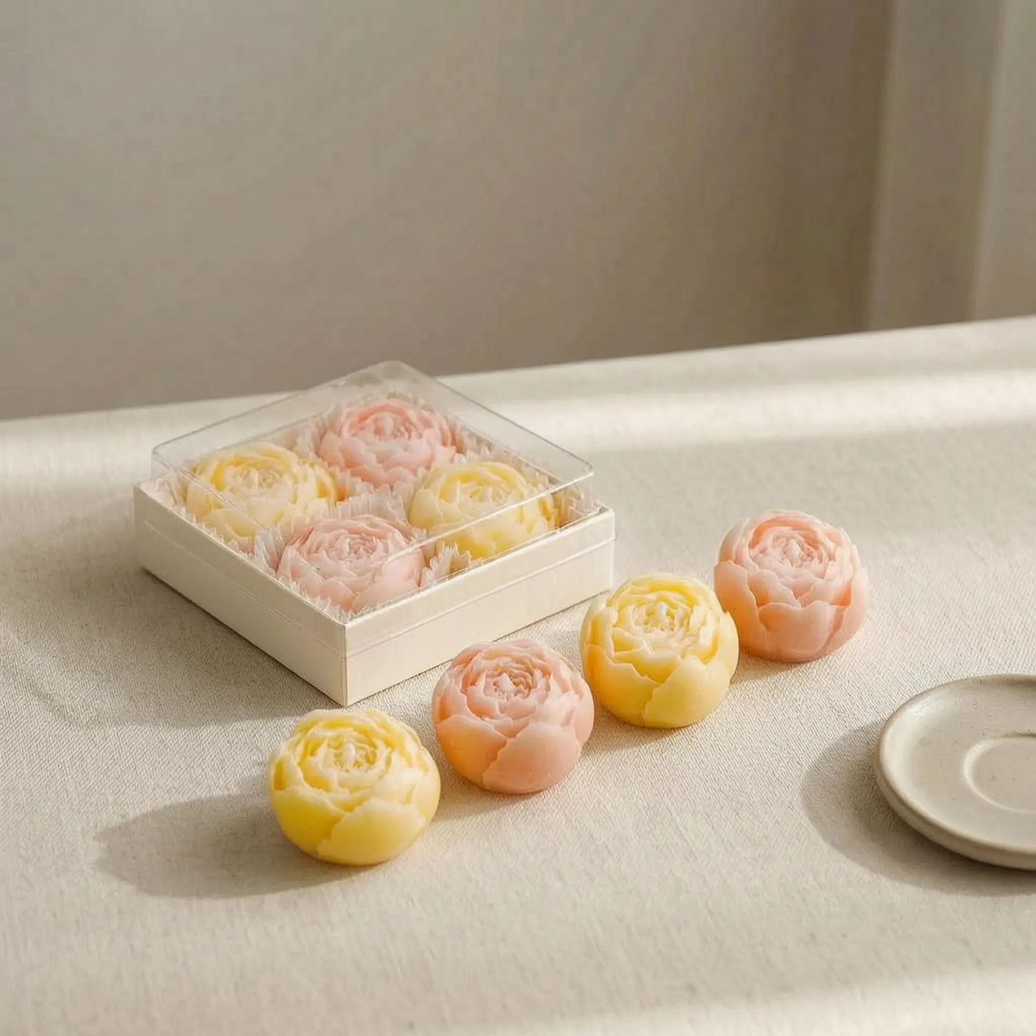 Nordspur | PetalWick Rose Shaped Scented Candles