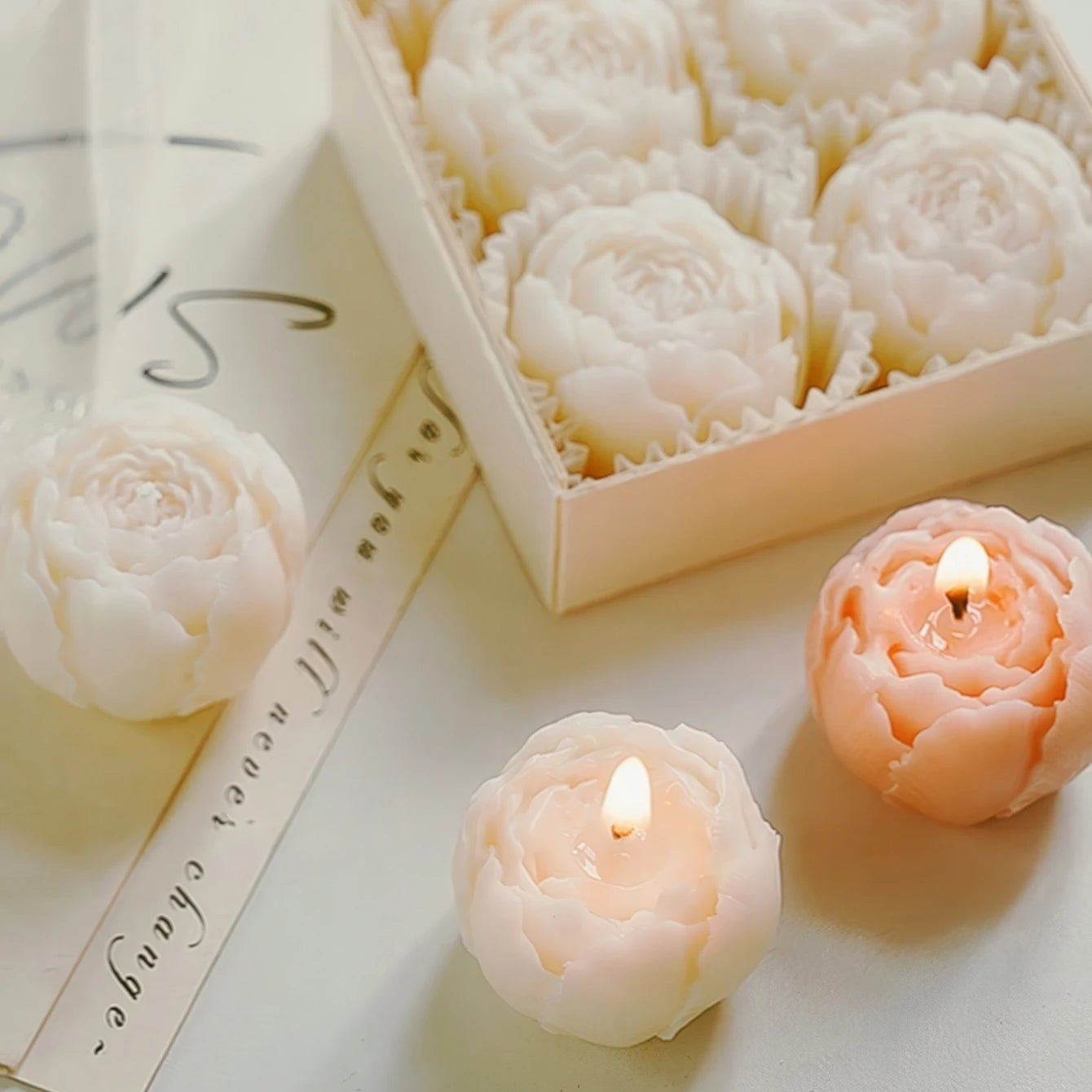 Nordspur | Petalora Rose Shaped Scented Candles