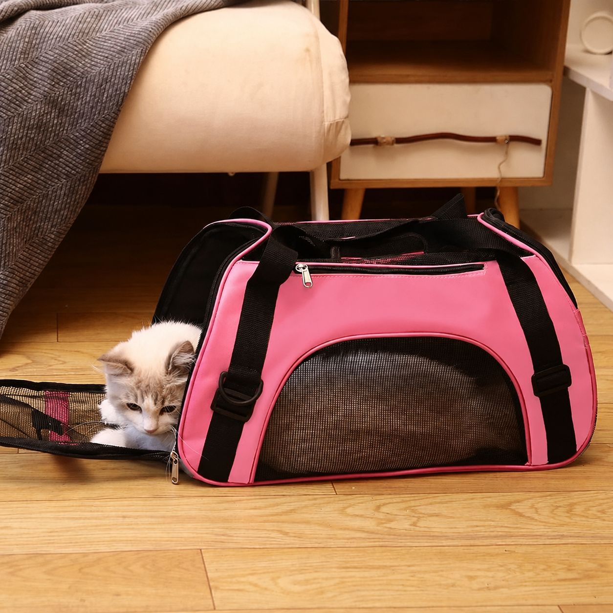 Nordspur | Petluxe Foldable Mesh Pet Carrier Bag