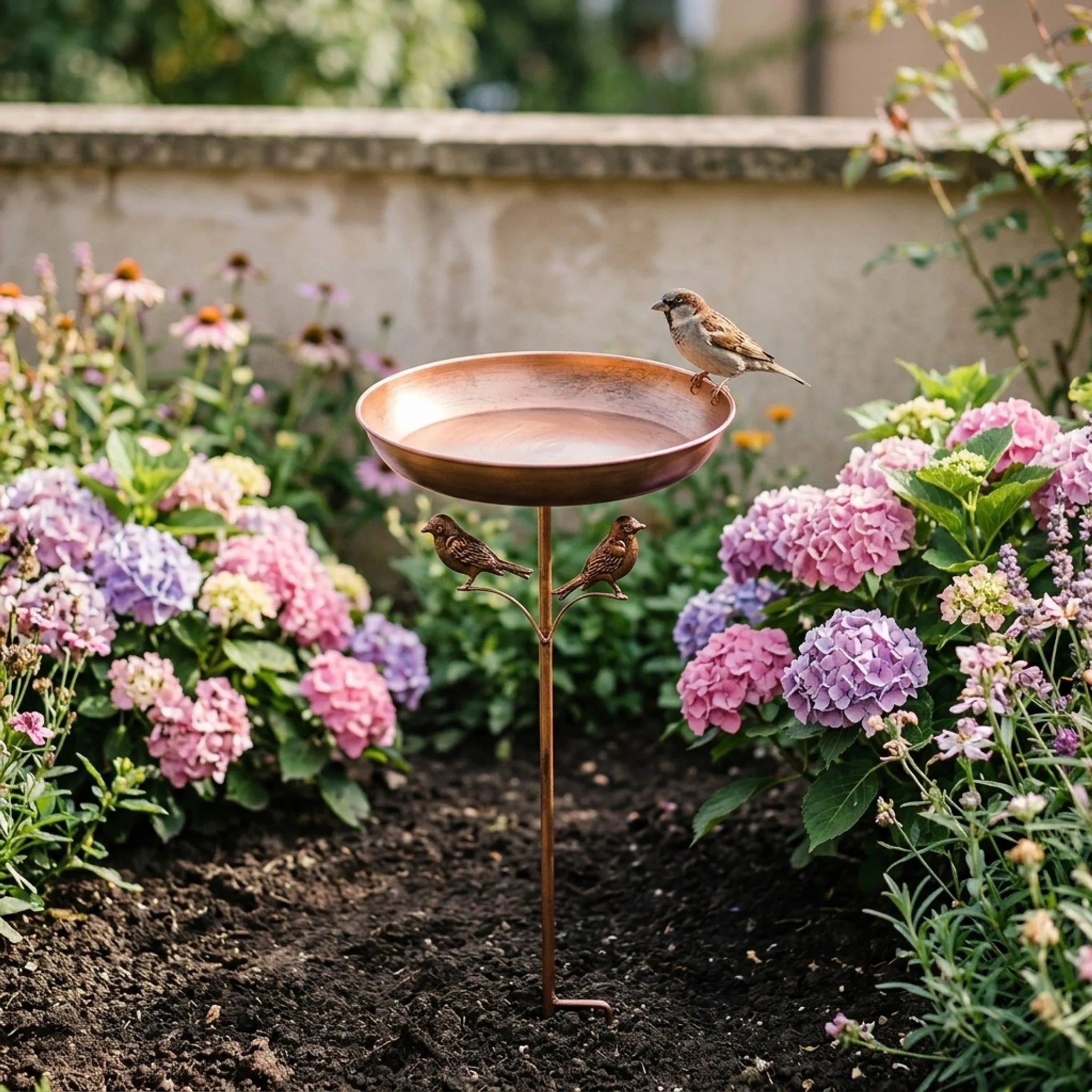 Nordspur | Plumera Freestanding Outdoor Bird Bath