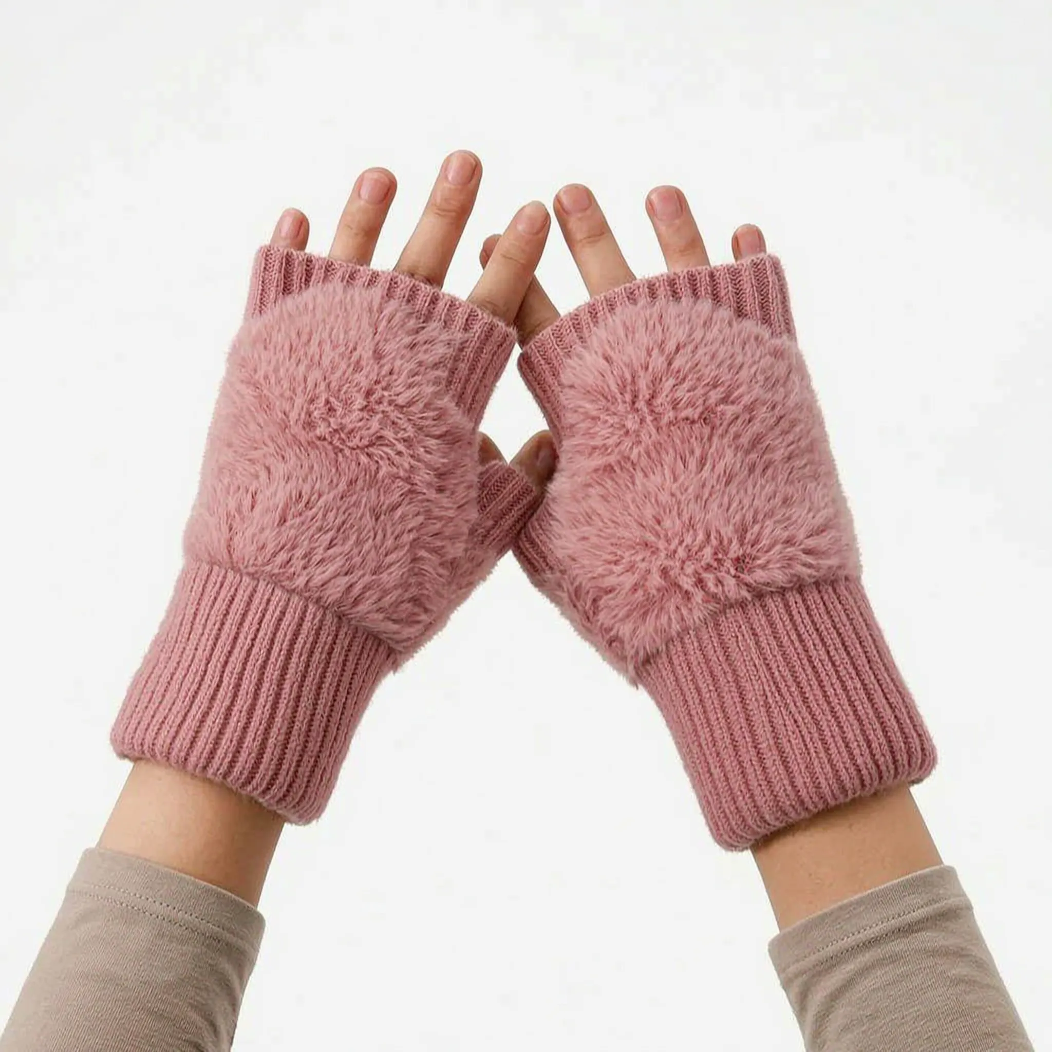 Nordspur | PlushMitts Plush Fingerless Winter Gloves