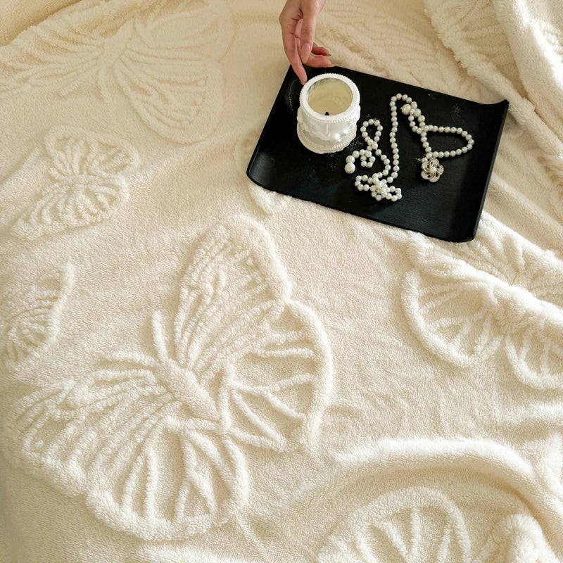 Nordspur | Plush Coral Fleece Throw