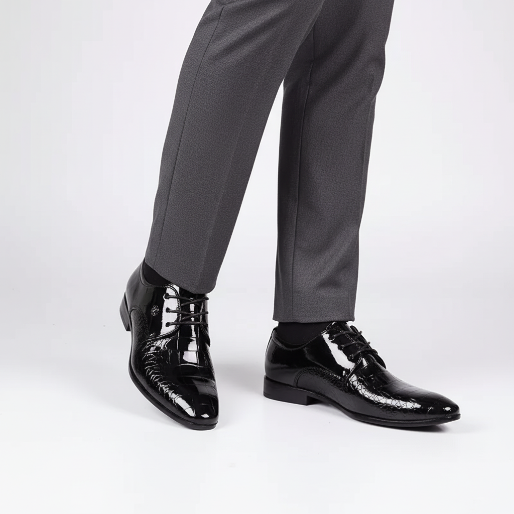 Nordspur | Pointed Toe Patent Leather Oxford