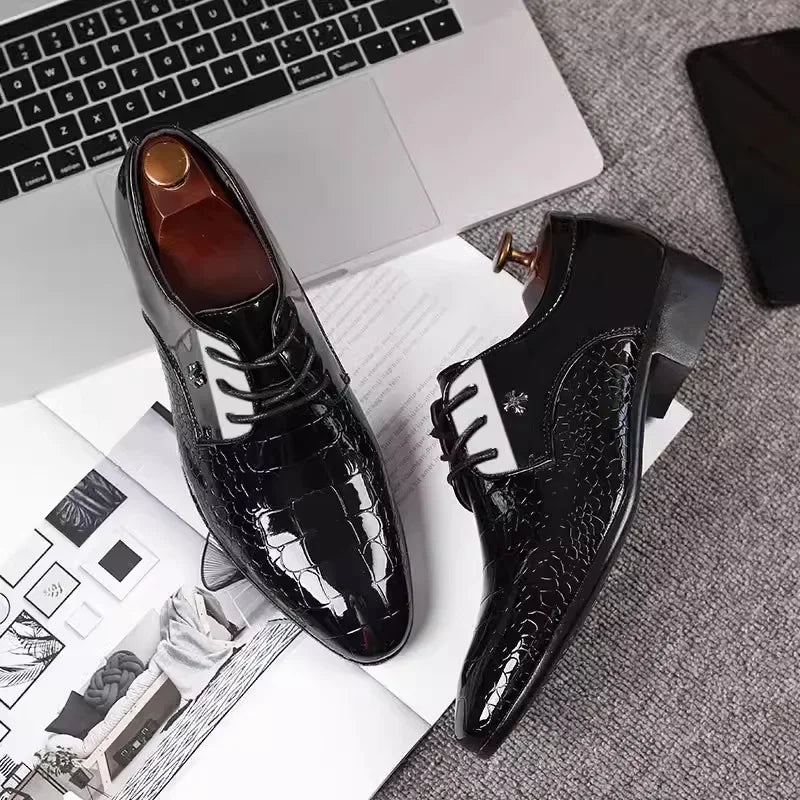 Nordspur | Pointed Toe Patent Leather Oxford
