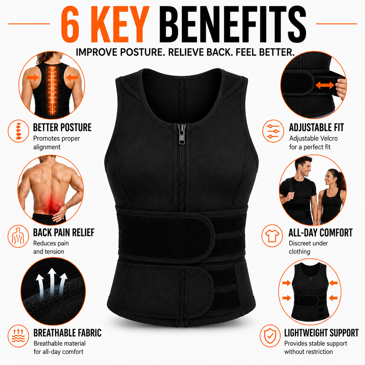 Nordspur | PostuFlexor Adjustable Clavicle Posture Brace