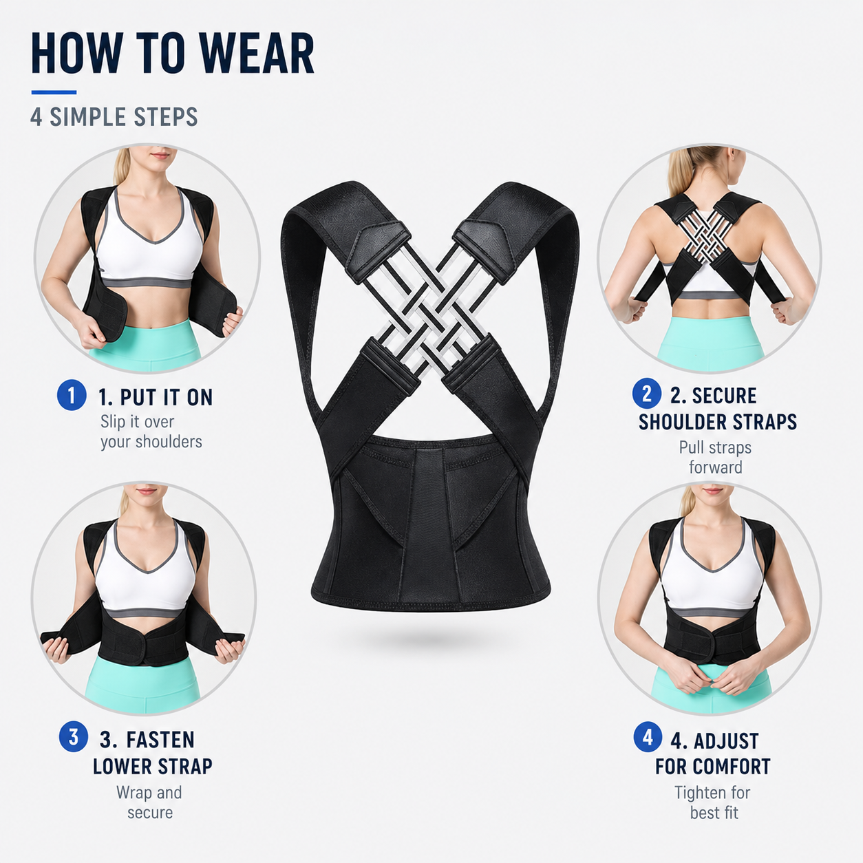 Nordspur | PostuForm Adjustable Full Back Brace