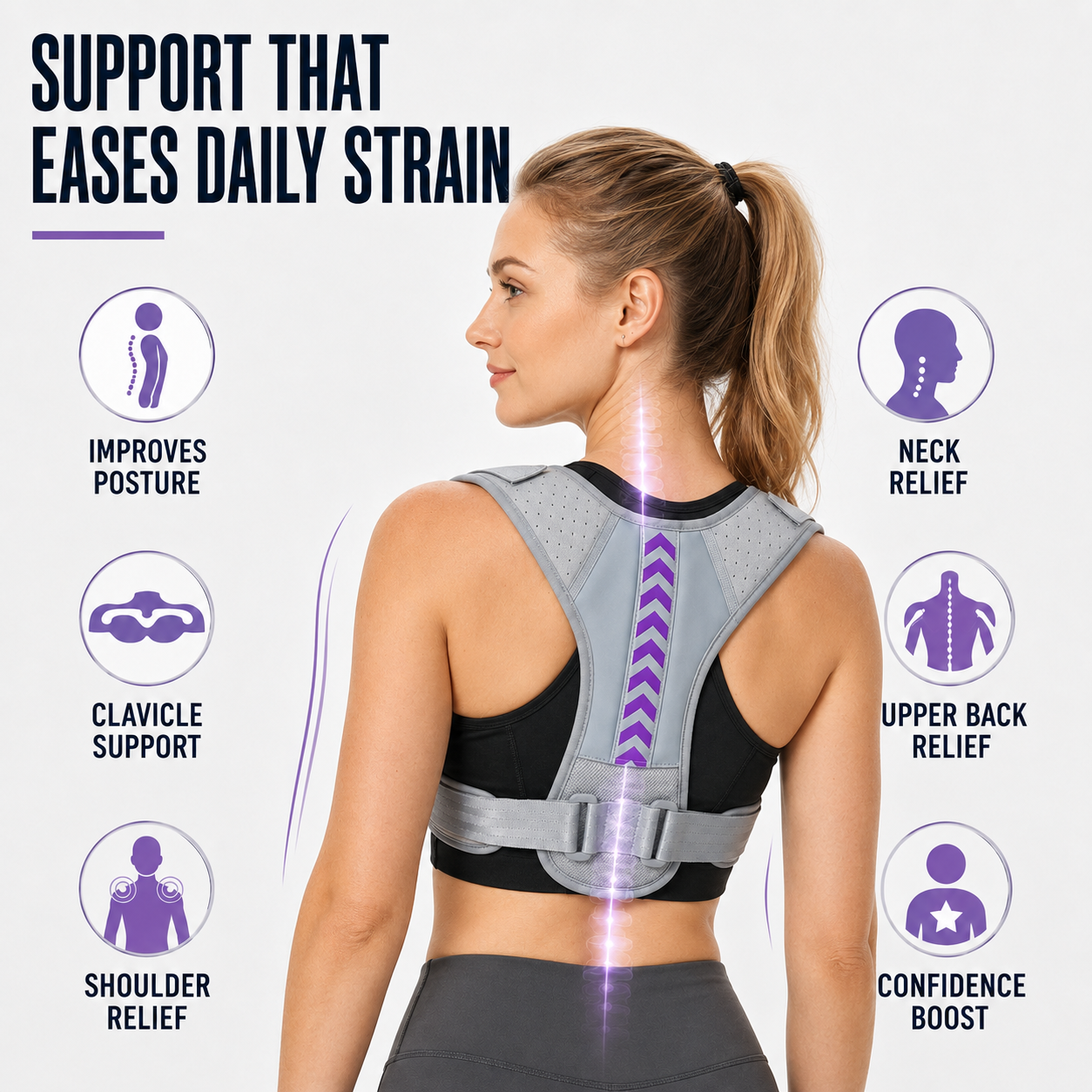 Nordspur | Postuvalve Adjustable Back Posture Brace