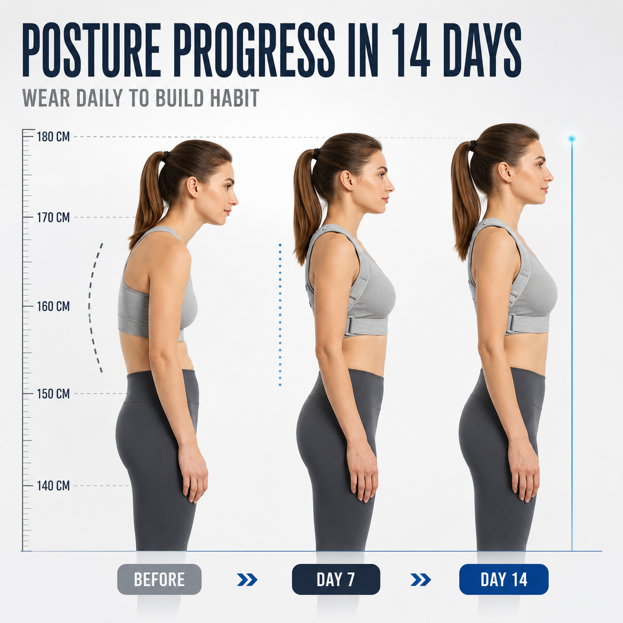 Nordspur | Postuvalve Adjustable Back Posture Brace