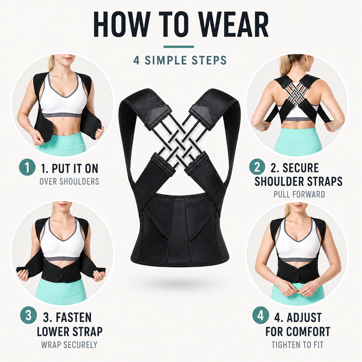 Nordspur | Postuvera Adjustable Posture Support Brace