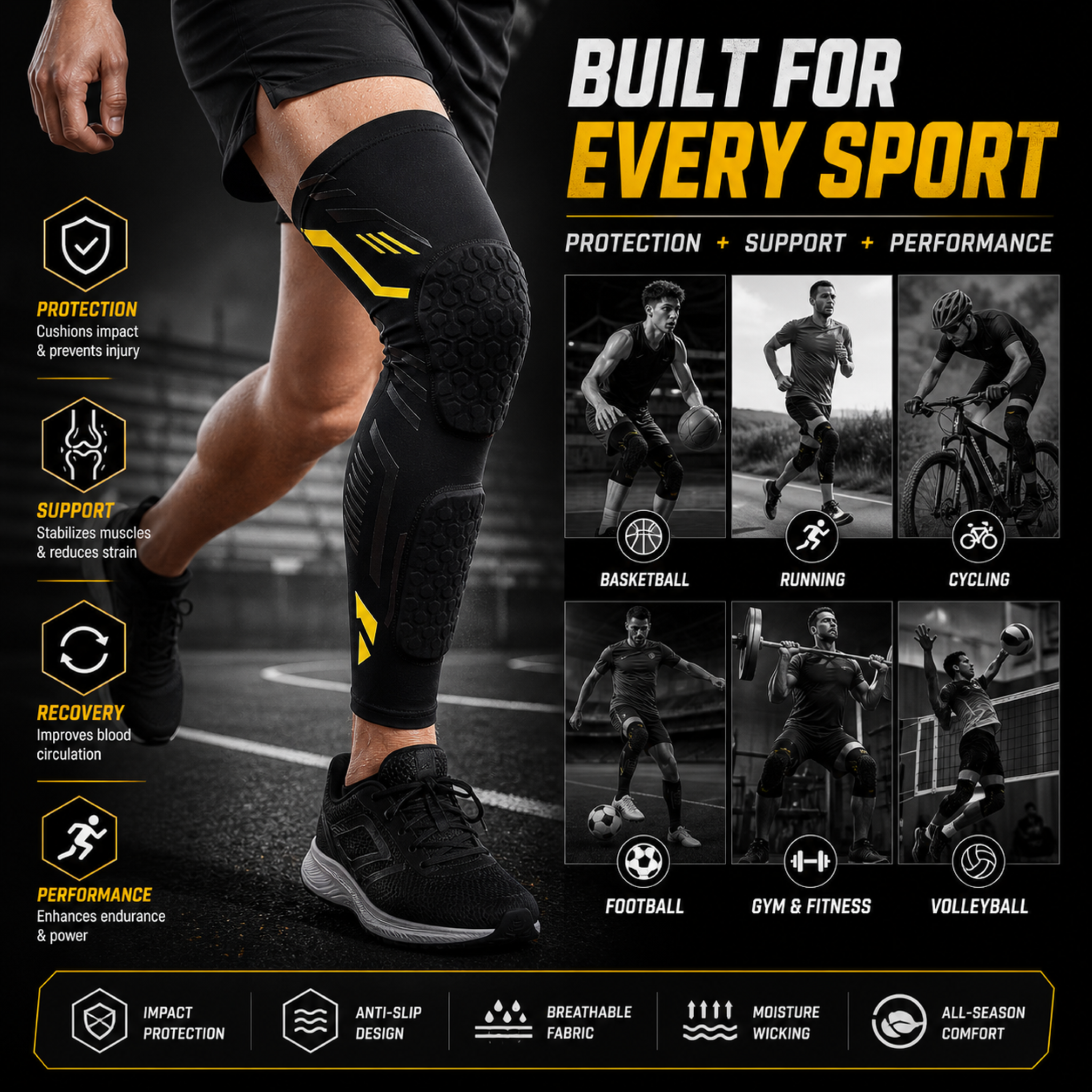 Nordspur | ProStanceX Full Length Compression Sleeve