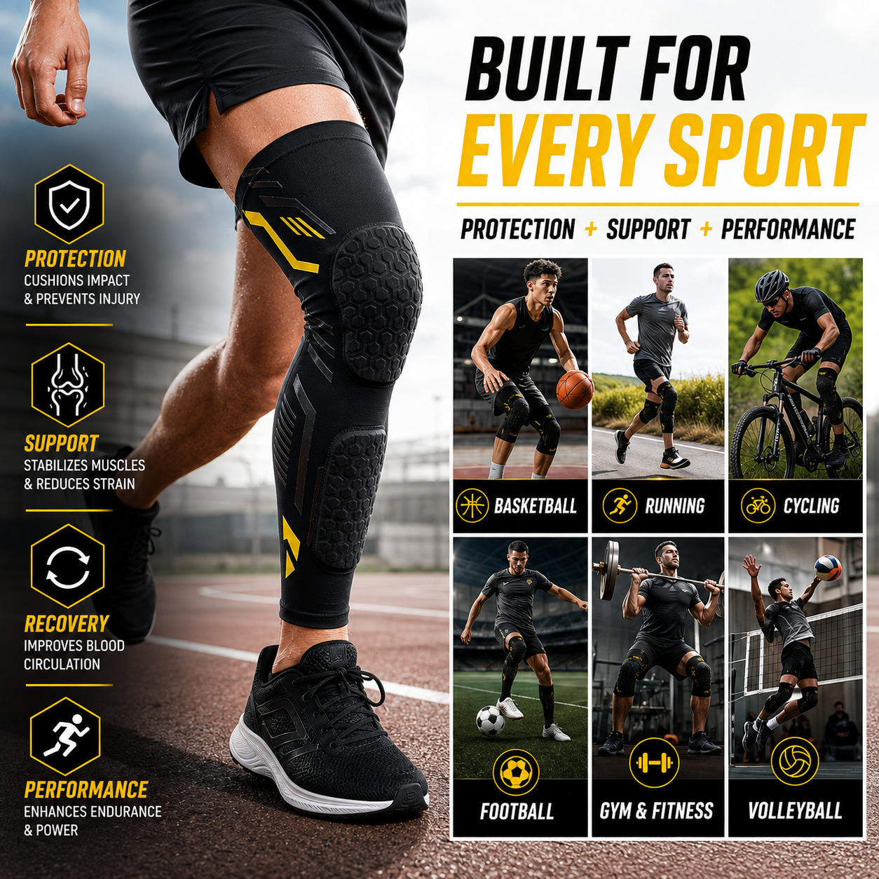 Nordspur | ProStanceX Full Length Compression Sleeve