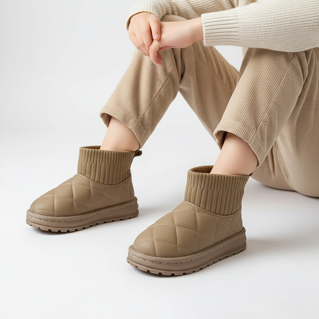 Nordspur | Quilted Ankle Sock Boots