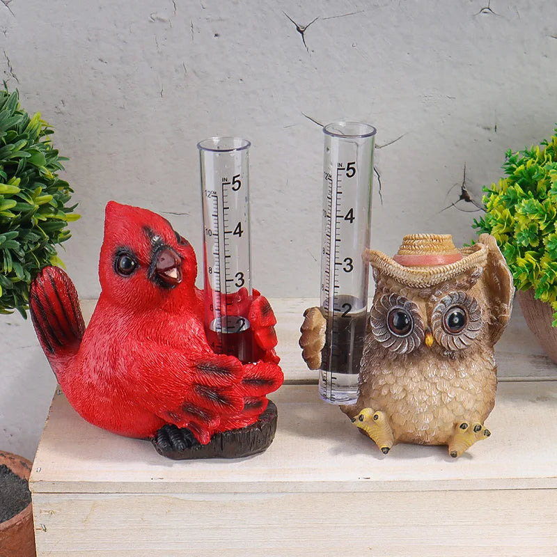 Nordspur | Rainchard Animal Sculpture Garden Rain Gauge
