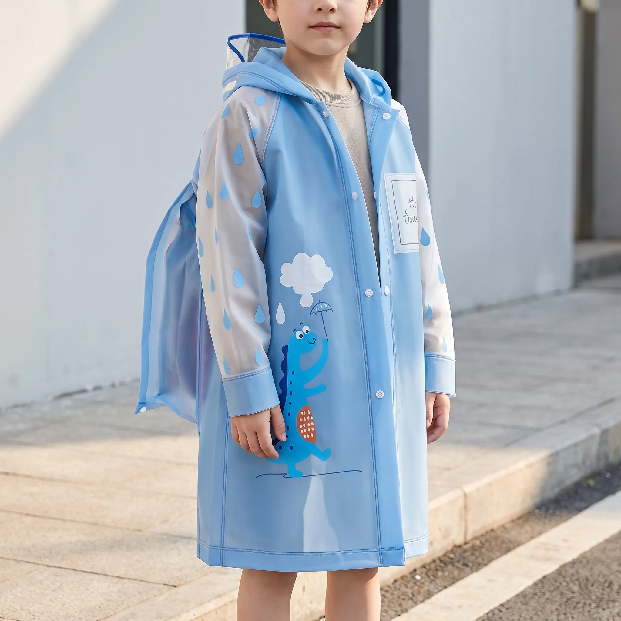 Nordspur | Rainroo Lightweight Childrens Raincoat With Expandable Back