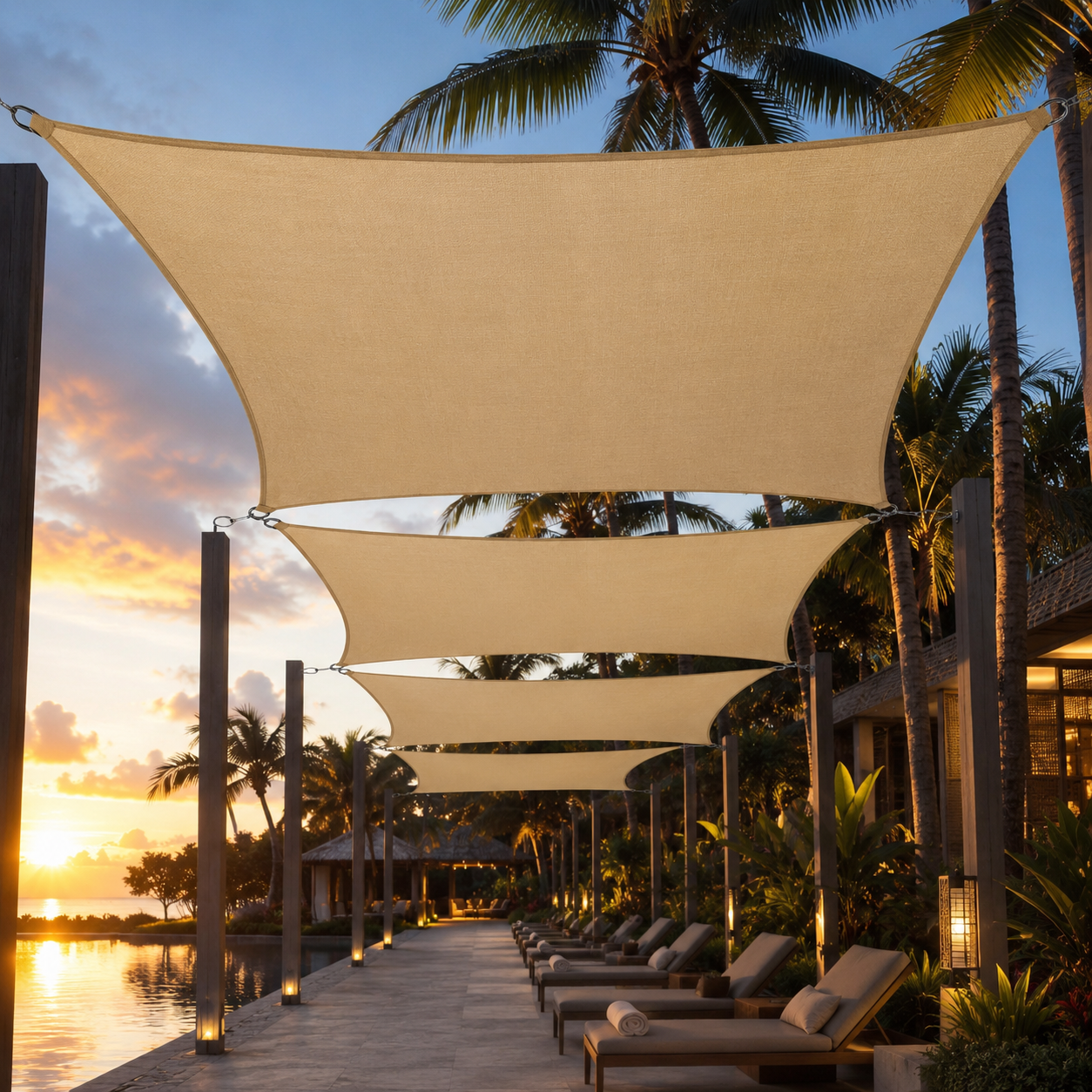 Nordspur | Shadeara Rectangular Sun Shade Canopy