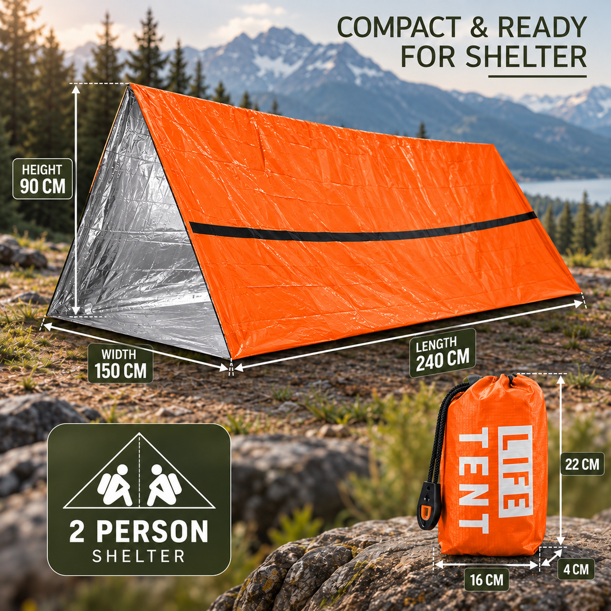 Nordspur | Rescuvia Two Person Bivy Shelter