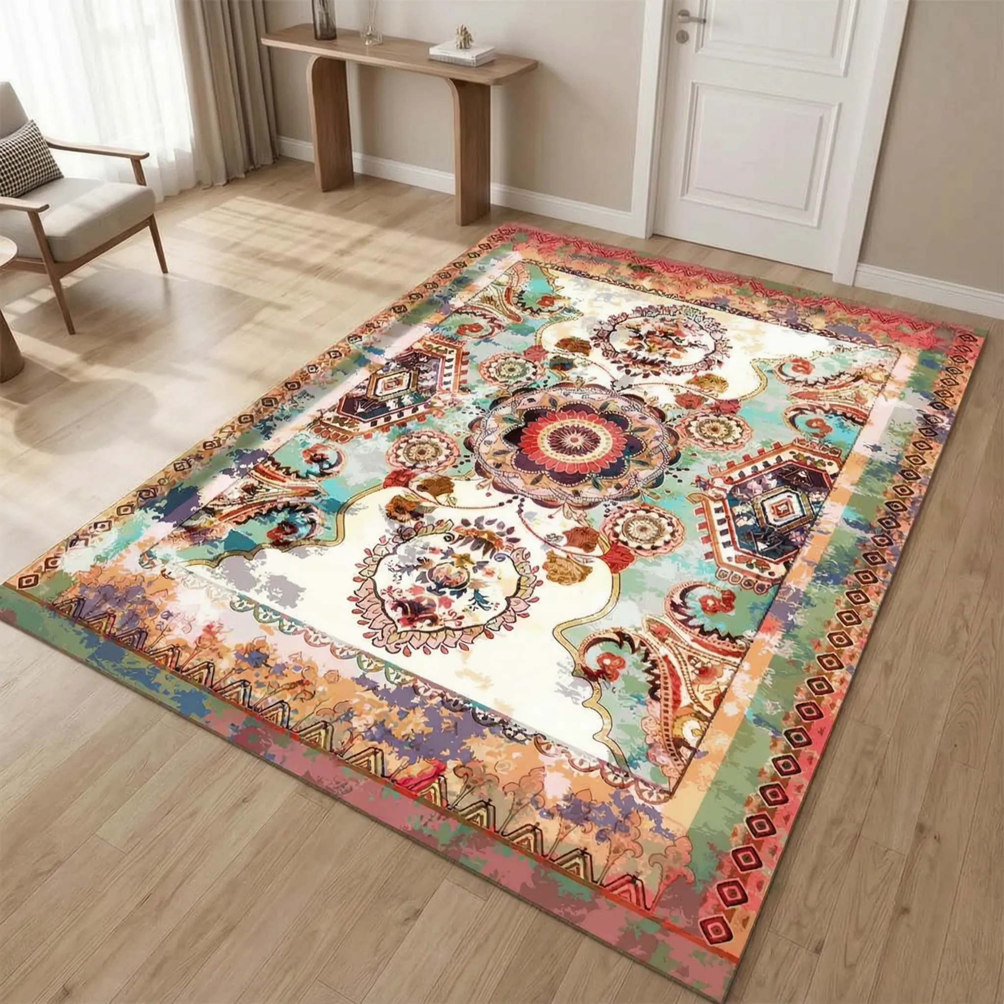 Nordspur | RetroStep Washable Retro Style Rug