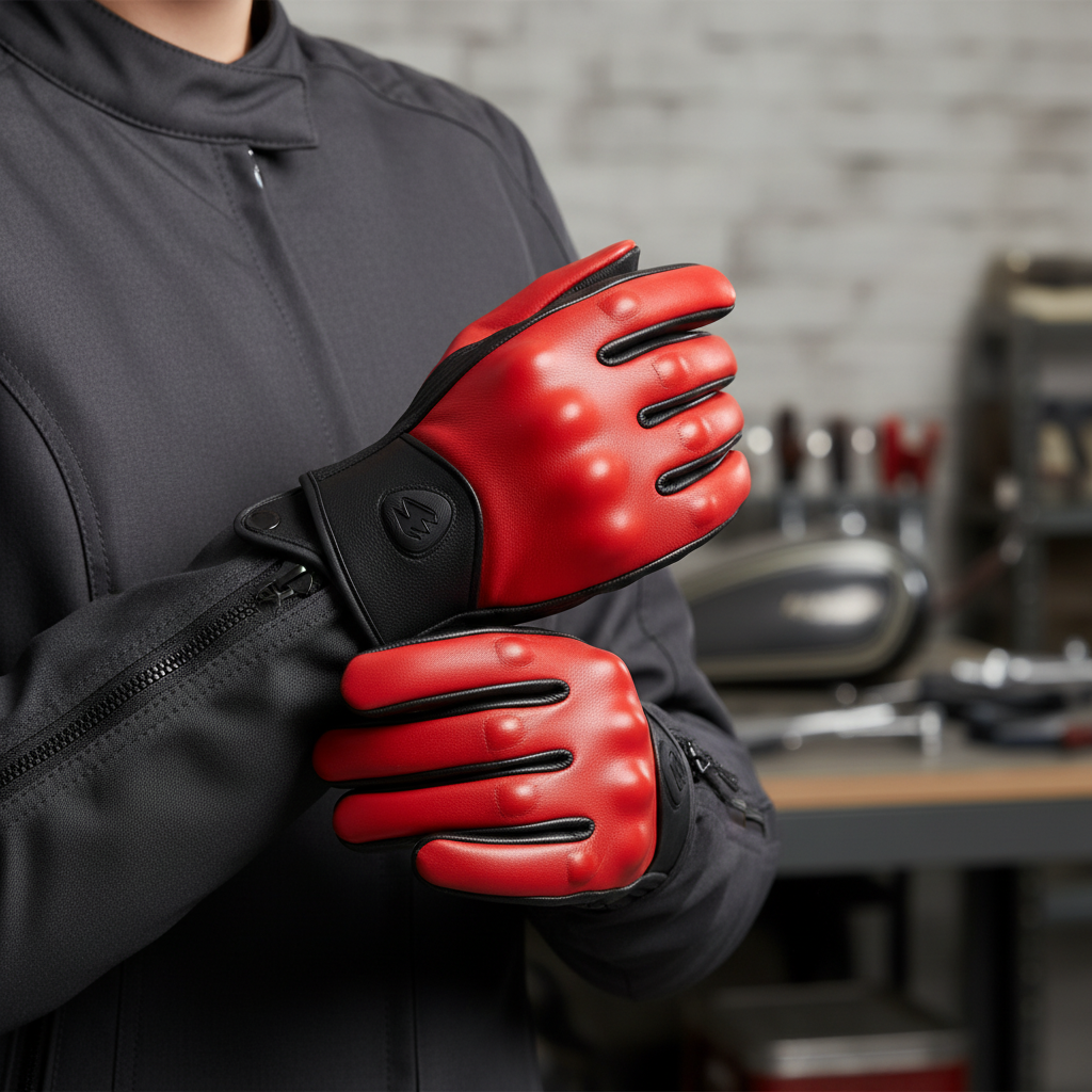 Nordspur | Retro Perforated Leather Gloves