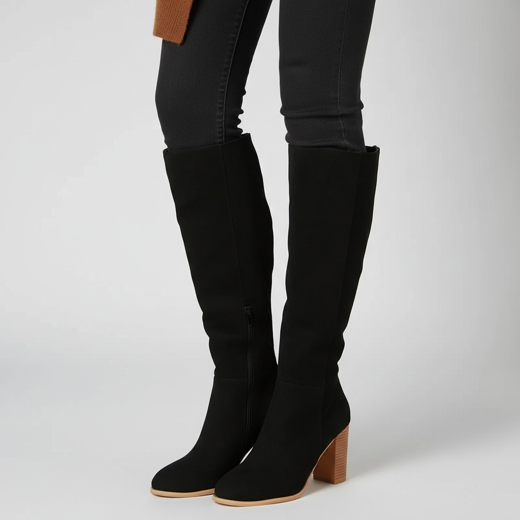 Nordspur | Retro Western Knee High Boots