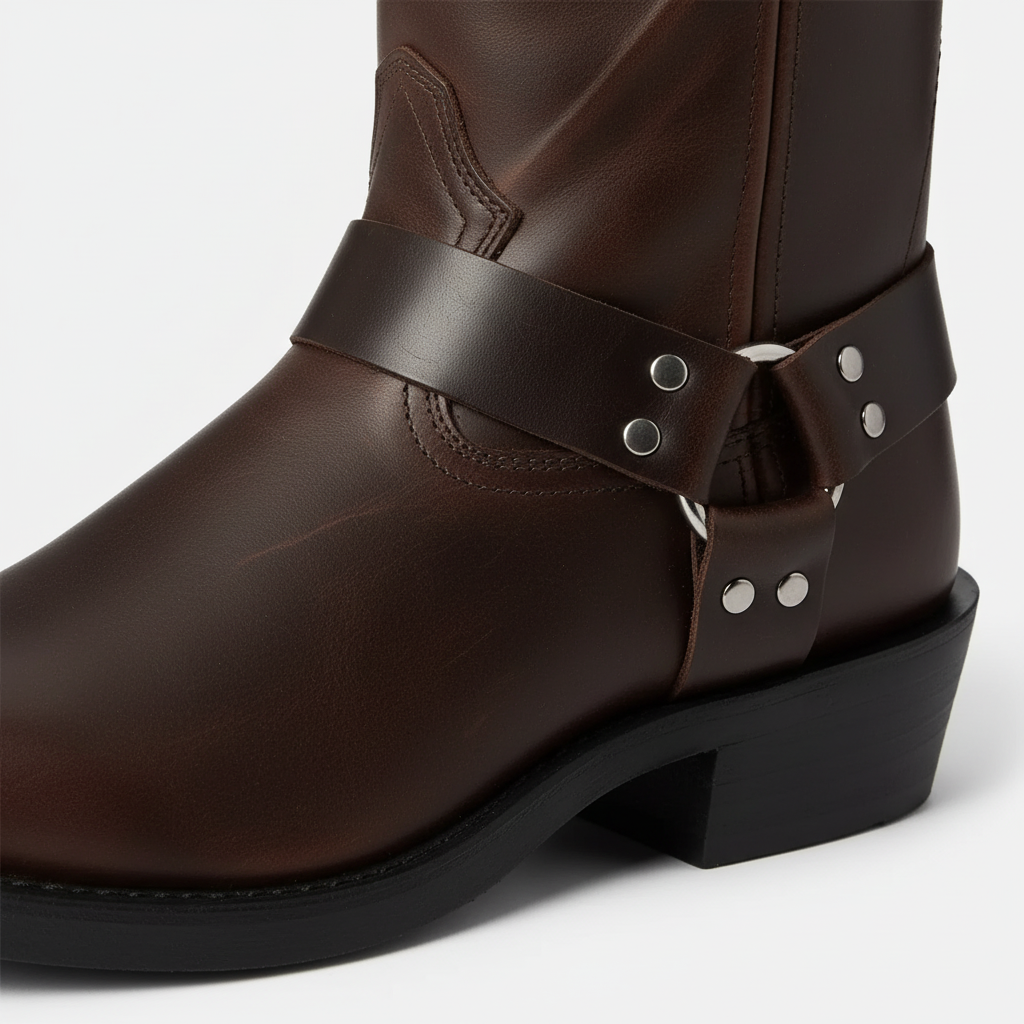Nordspur | Retro Western Mid Calf Boots