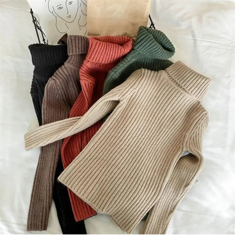 Nordspur | Rib Knit Cotton Turtleneck