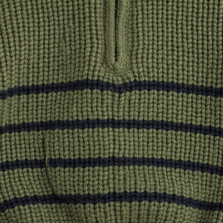 Nordspur | Rib Knit Half Zip Sweater