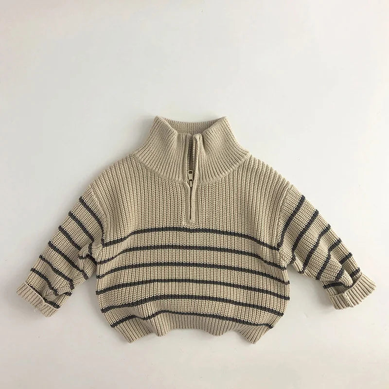Nordspur | Rib Knit Half Zip Sweater