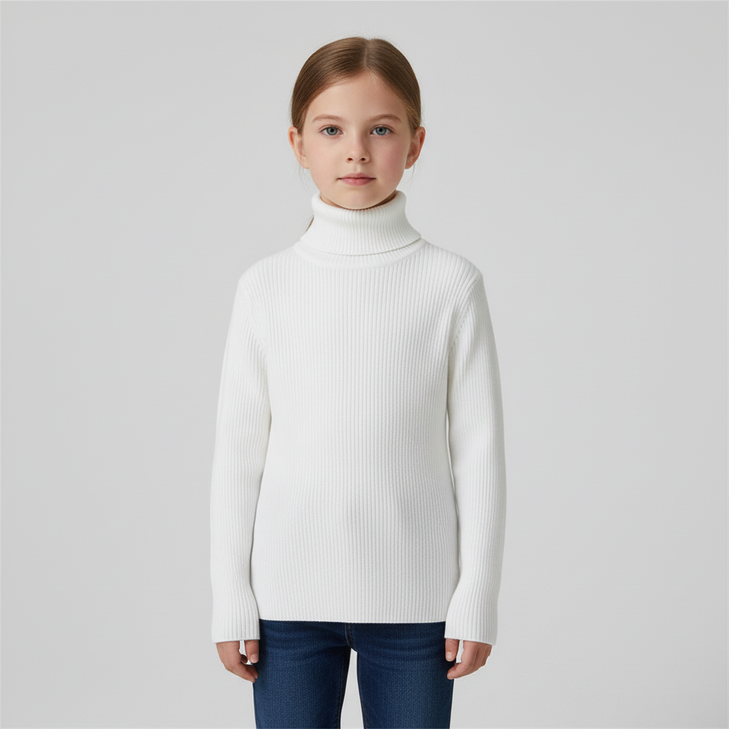 Nordspur | Ribbed Cotton Turtleneck Sweater