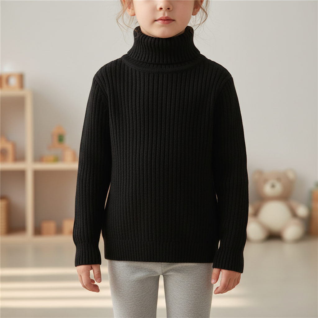 Nordspur | Ribbed Cotton Turtleneck Sweater