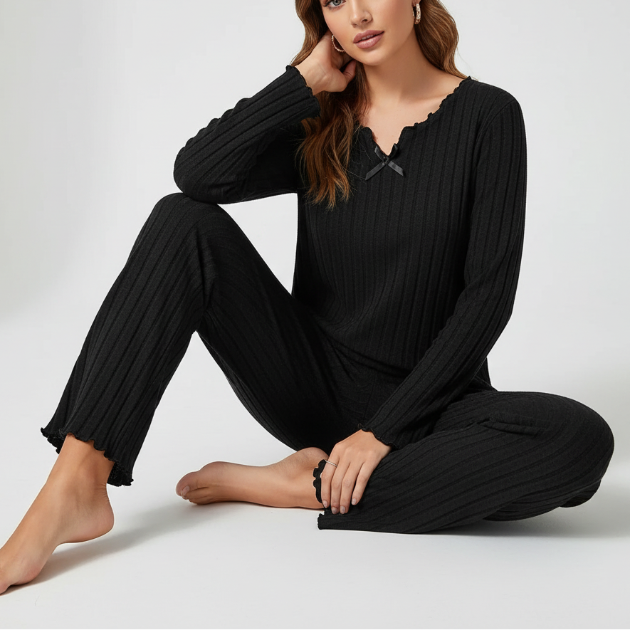 Nordspur | Ribbed Knit Pajama Set