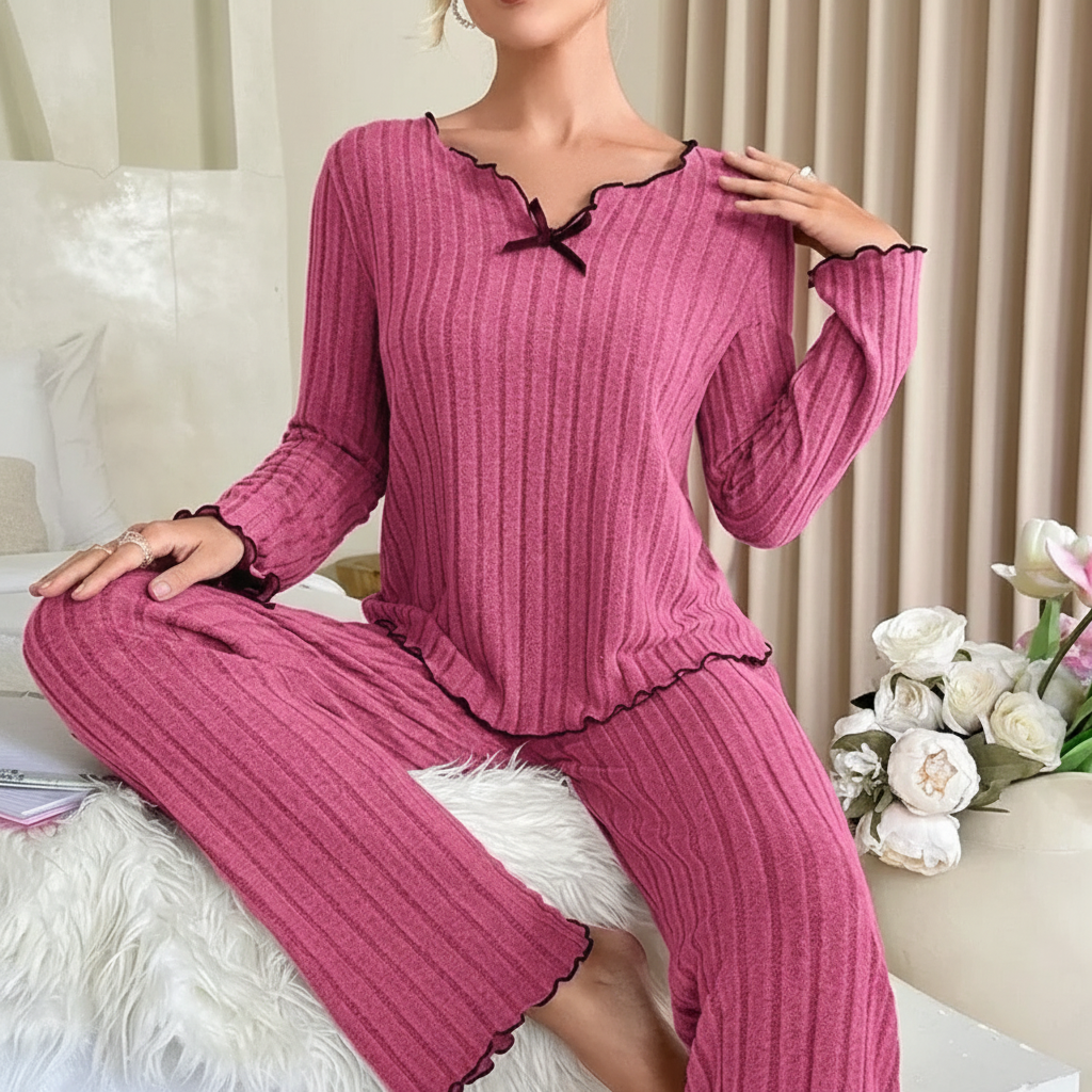 Nordspur | Ribbed Knit Pajama Set