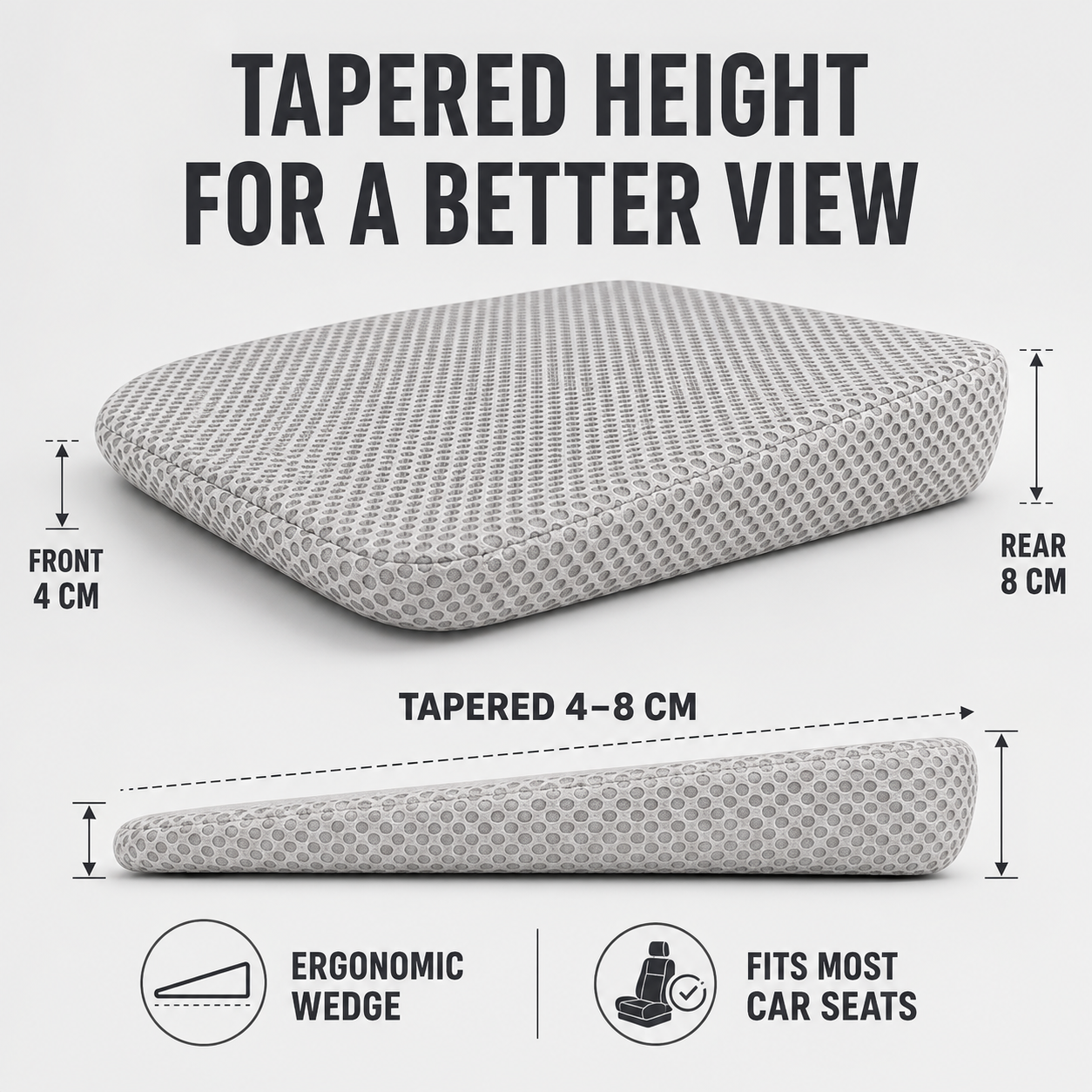 Nordspur | RideLift Breathable Honeycomb Seat Cushion