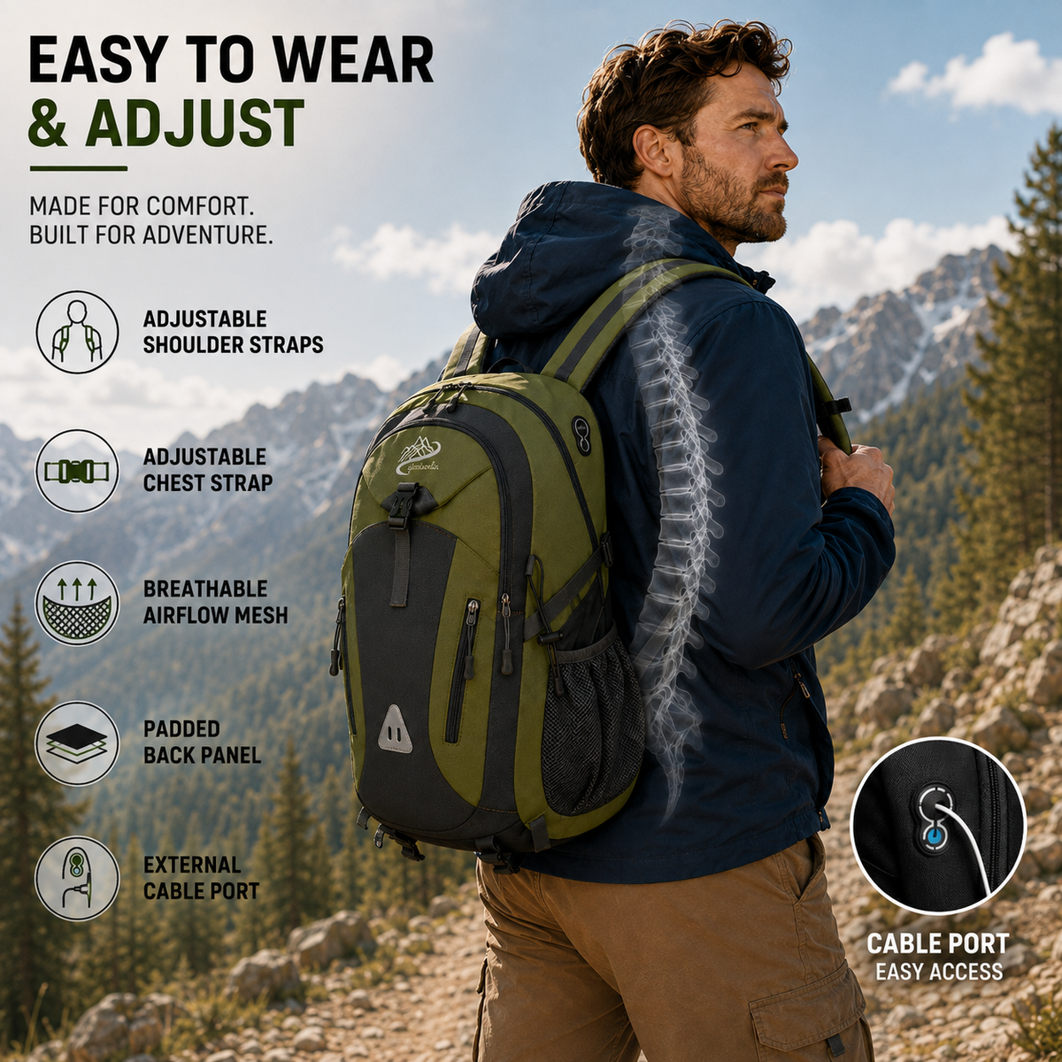 Nordspur | Roamix Multi-Compartment Hiking Bag