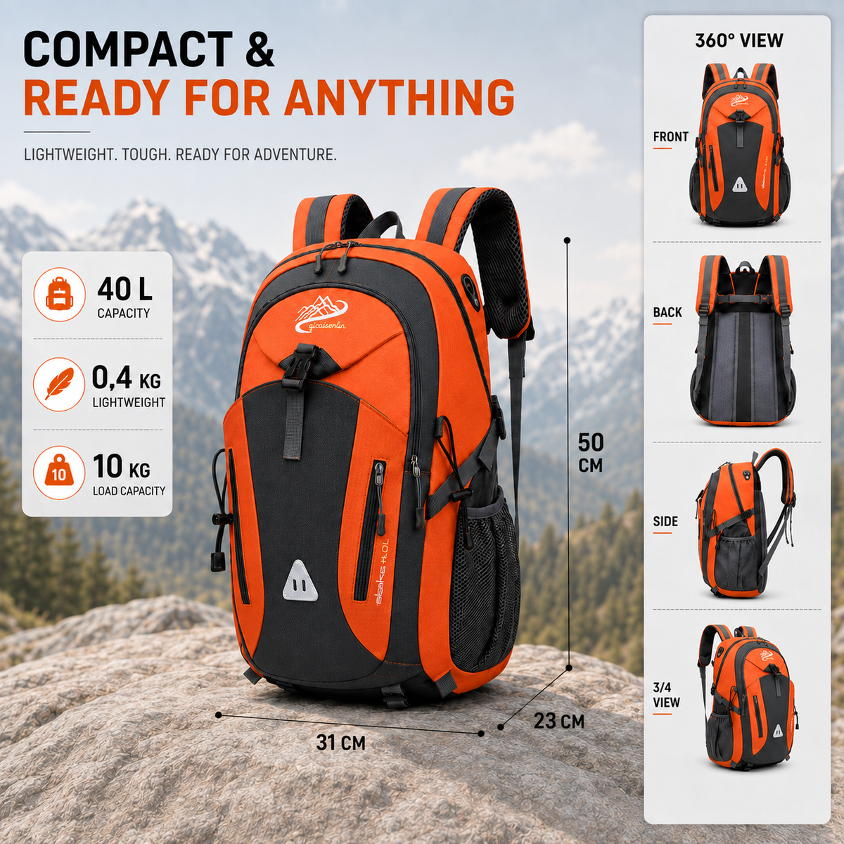 Nordspur | Roamix Multi-Compartment Hiking Bag