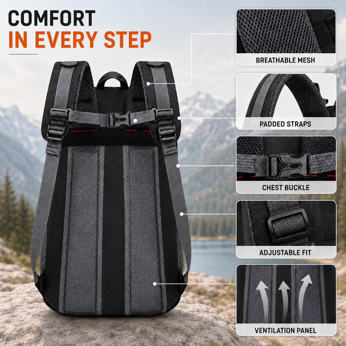 Nordspur | Roamix Multi-Compartment Hiking Bag