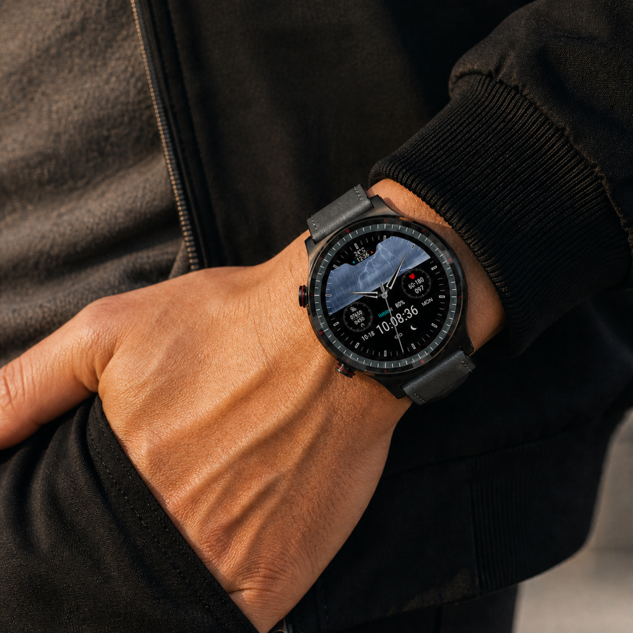 Nordspur | Health Smartwatch with ECG Blood Pressure Tracker