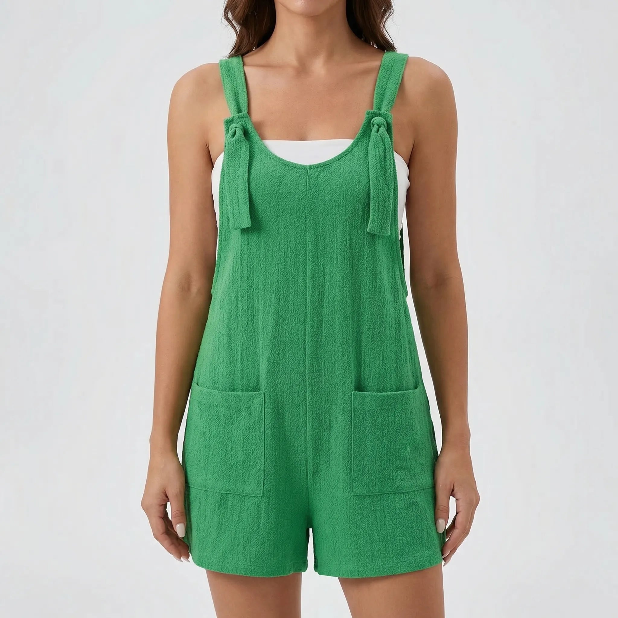 Nordspur | Rowella Sleeveless Wide-Leg Short Jumpsuit