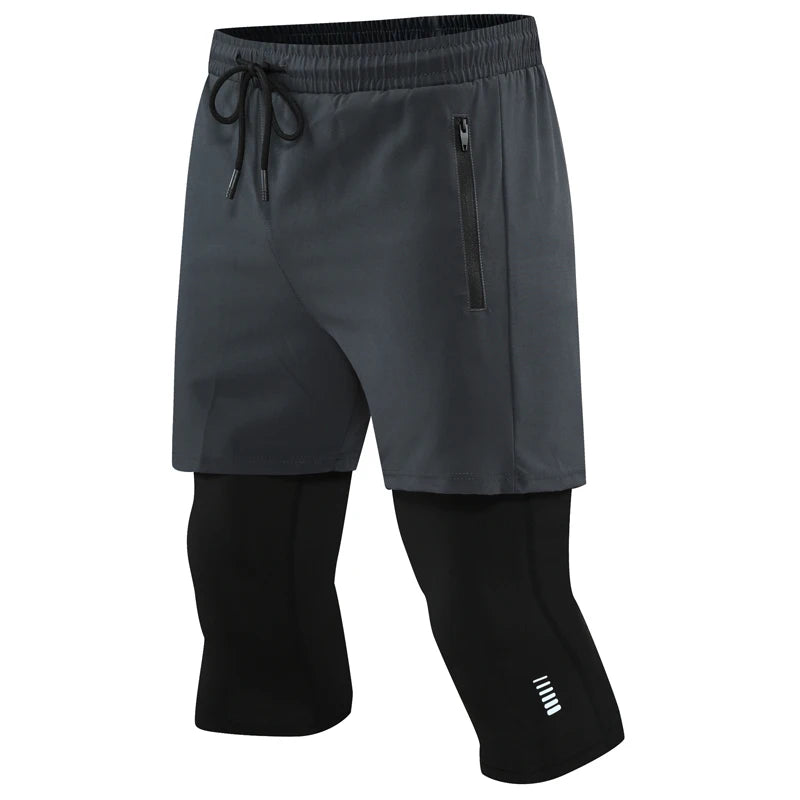 Nordspur | RunFlexor Cropped Outer Shorts With Inner Tights