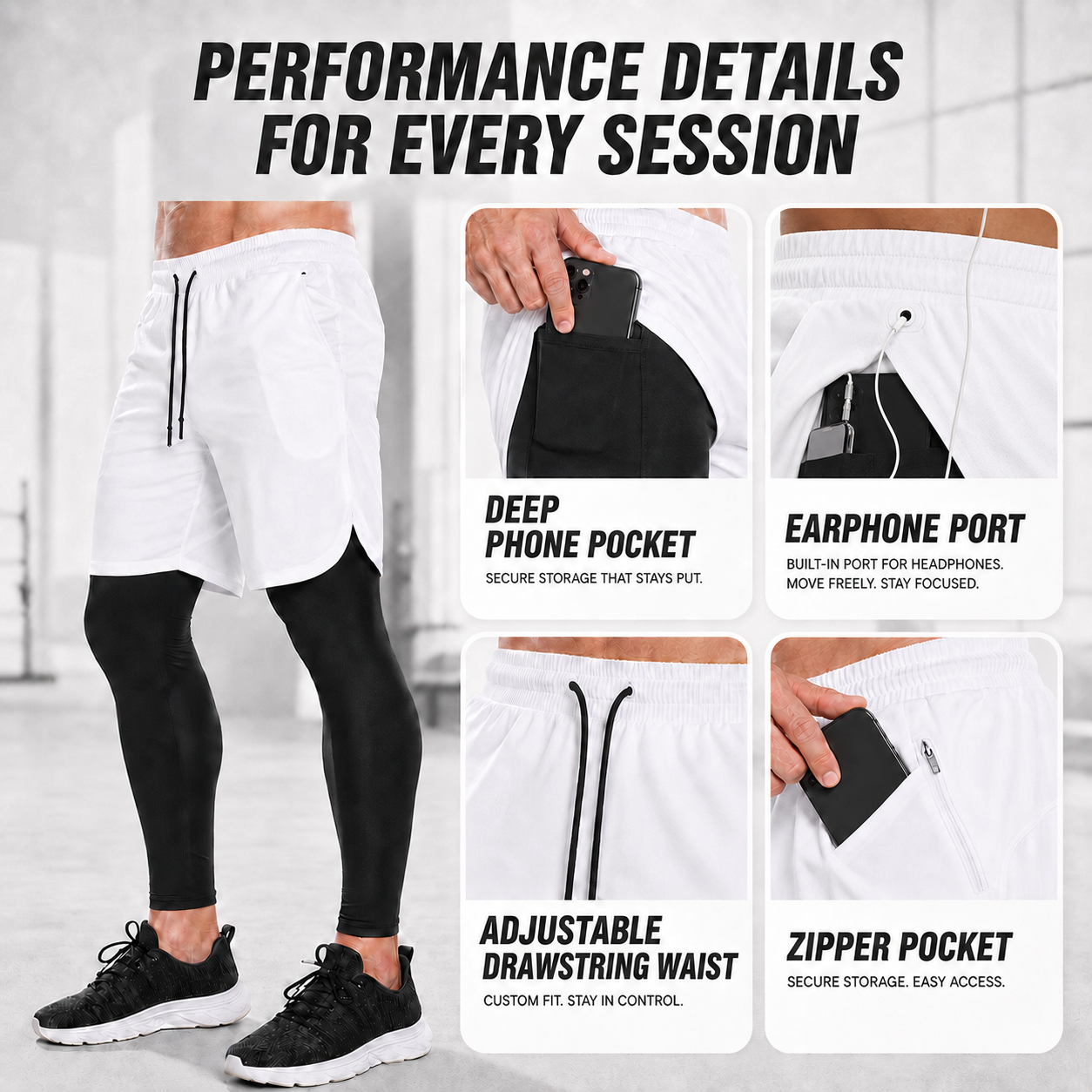 Nordspur | RunVanta Two In One Training Pants