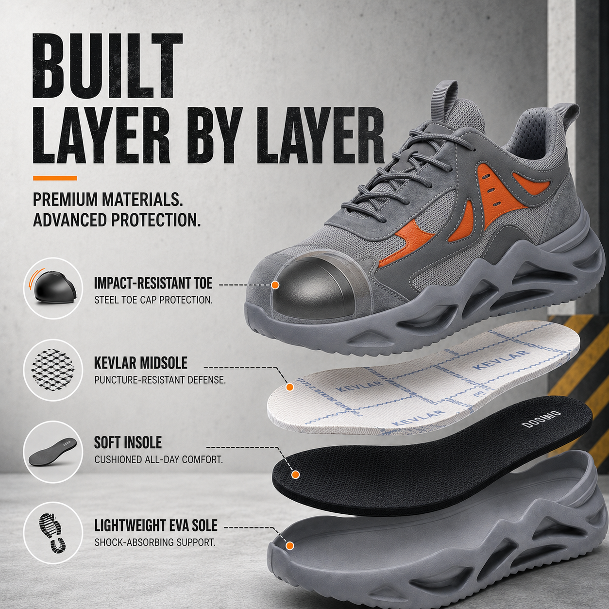 Nordspur | Safeguardix High Top Safety Sneakers
