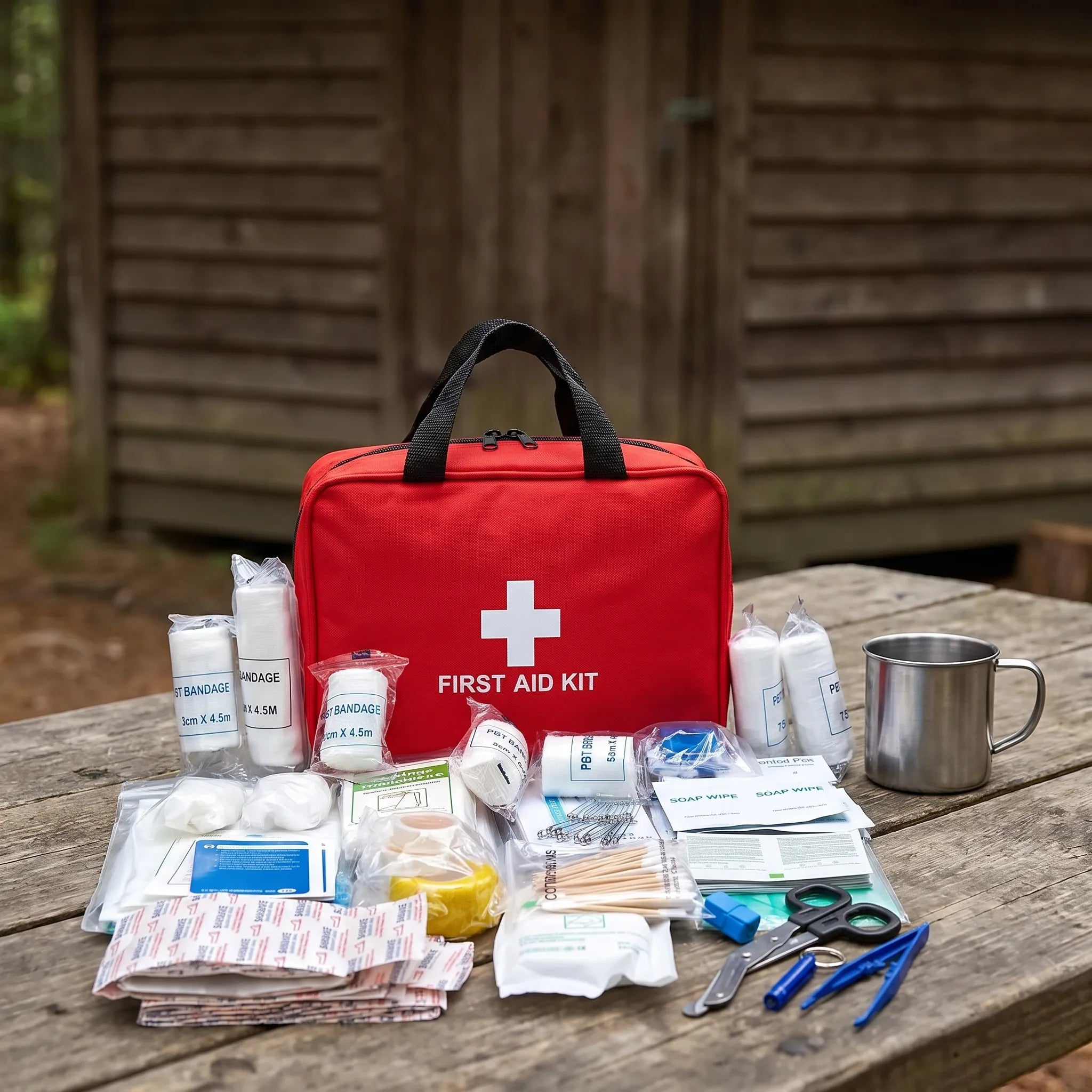 Nordspur | Safetrek Portable Red First Aid Storage Bag
