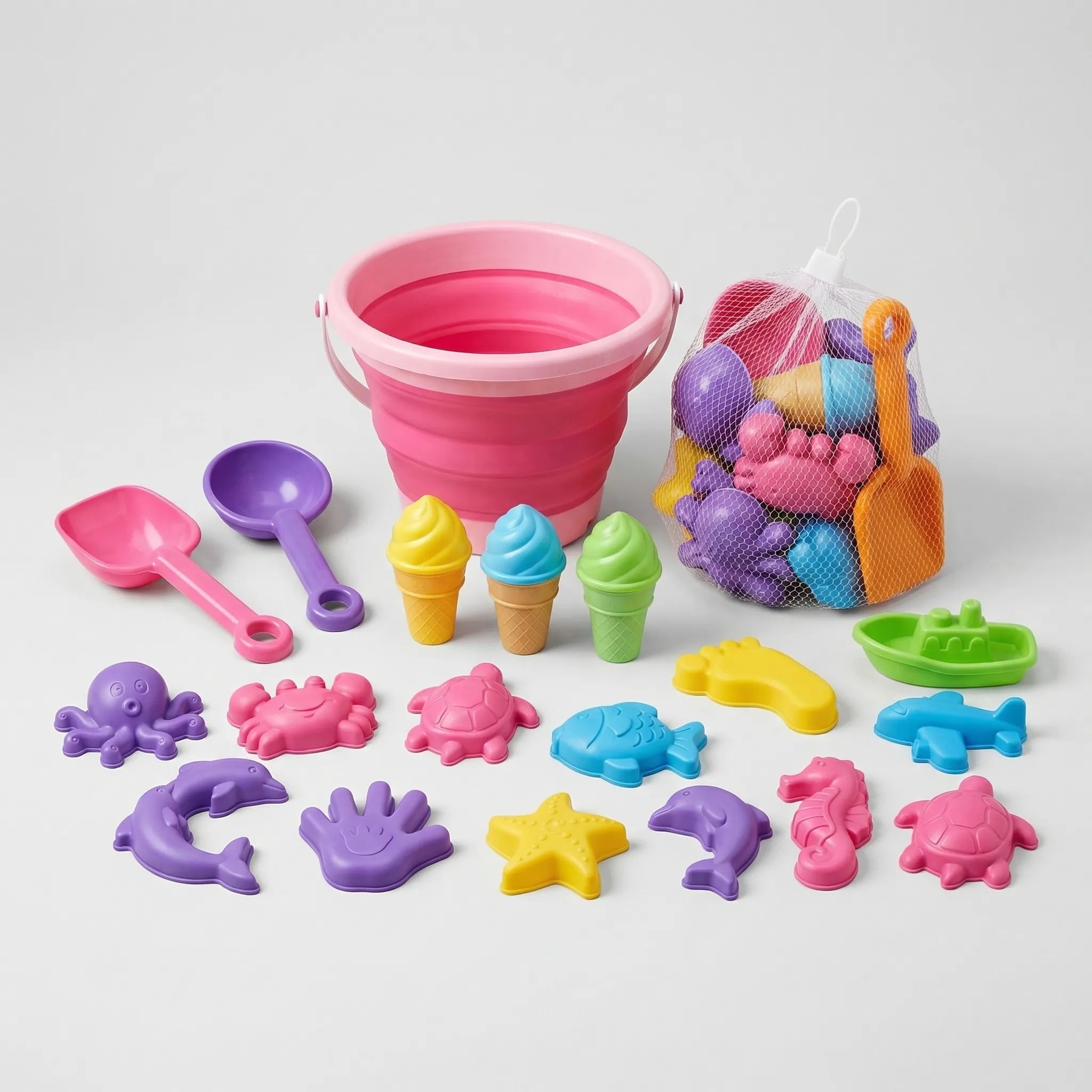 Nordspur | Sandivo 20-Piece Collapsible Bucket And Mould Set